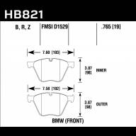 Колодки тормозные HB821B.756 HAWK HPS 5.0 BMW 760Li  передние - Колодки тормозные HB821B.756 HAWK HPS 5.0 BMW 760Li  передние