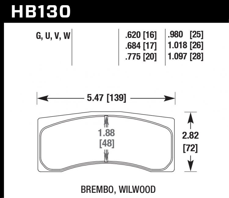 Колодки тормозные HB130D1.097 HAWK ER-1
