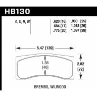 Колодки тормозные HB130D1.097 HAWK ER-1 - Колодки тормозные HB130D1.097 HAWK ER-1