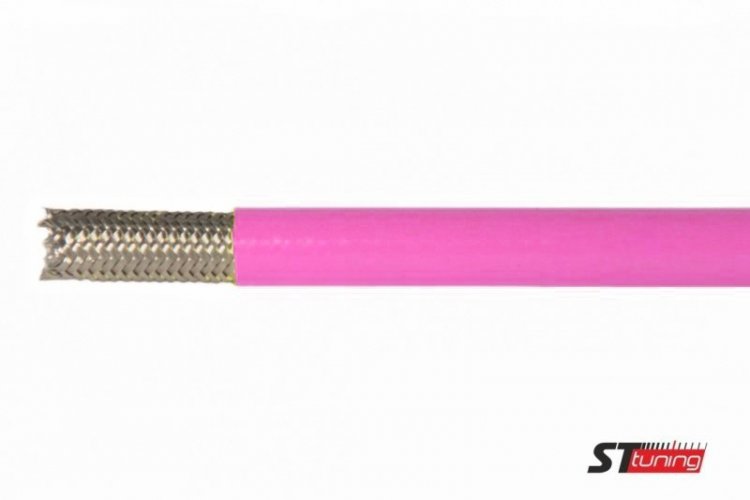 Армированный тормозной шланг Goodridge Розовый D-03 600-03PK
