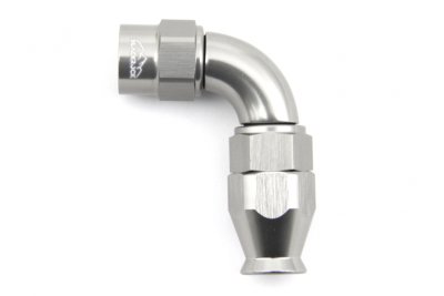 - 4 AN (4AN AN4) фитинг 90° D-04 Full Flow BLACKROCK LAB T04-090-3Ti под тефлоновый шланг