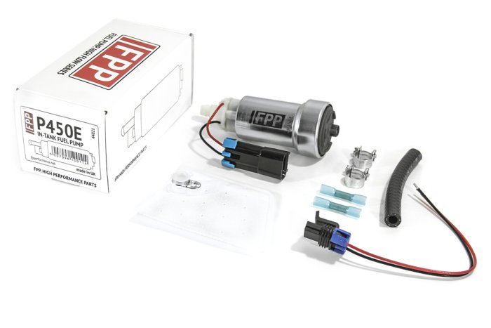 Бензонасос 450 л/ч, с установочным комплектом FPP P450E (замена Walbro F90000267)