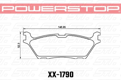 Колодки тормозные 36-1790 PowerStop Z36 передние FORD F-150; LINCOLN NAVIGATOR