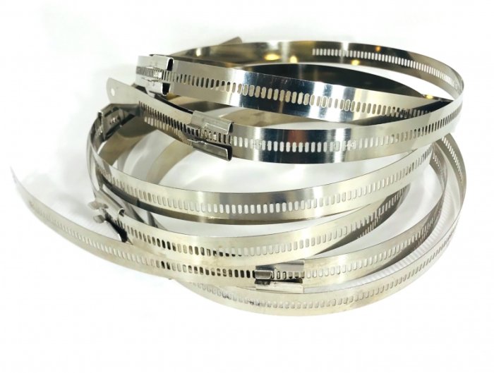Хомуты 6 шт. усиленные для трубы до 105 мм (4,2") 12 мм*35 см, нерж. сталь Thermal Division TDCL226W