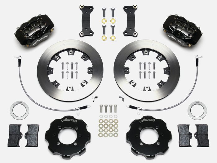 Тормозная система передняя 310x20.6mm, Wilwood 4 поршня, черный, Mazda MX-5 ND; FIAT 124 Spider 