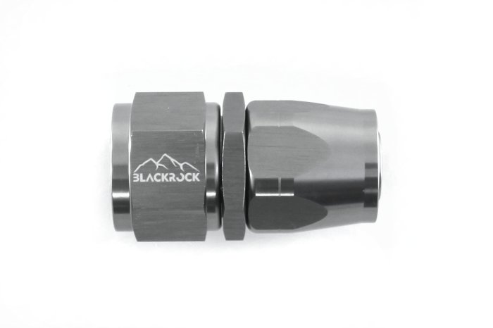 - 12 AN (12AN AN12) фитинг прямой 20 серия Cutter Style, BLACKROCK LAB A12-001-2Ti