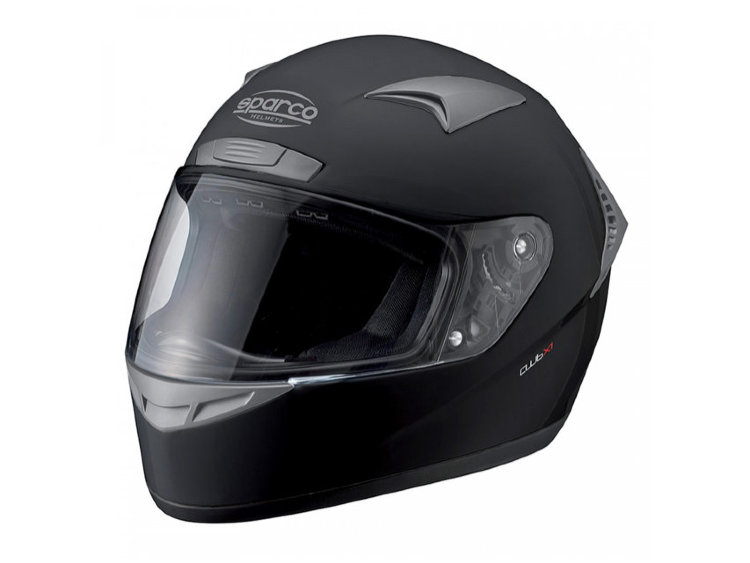 Шлем закрытый SPARCO Club X-1 черный, размер L, 003319N3L