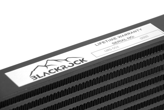 Радиатор масляный 14 рядов; 520 mm; Slimline 10-AN выходы С ОДНОЙ СТОРОНЫ; BLACKROCK LAB, URS-552