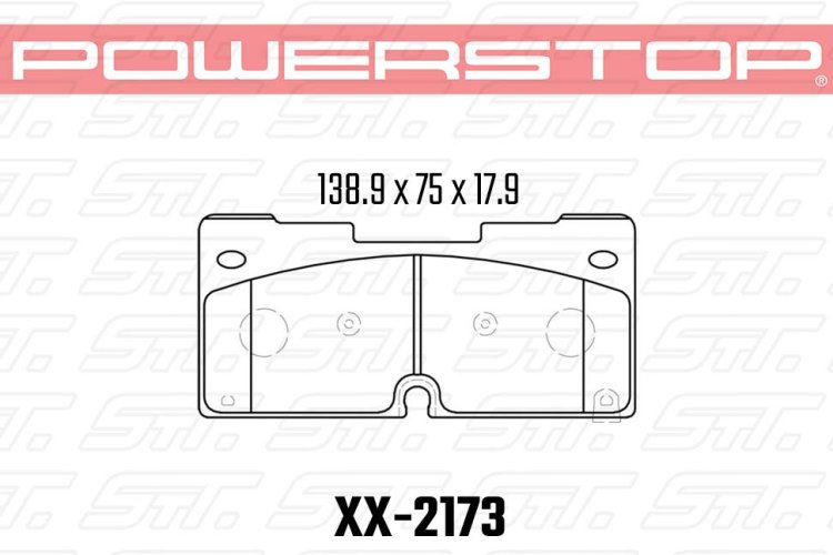 Колодки тормозные 36-2173 PowerStop Z36 перед Cadillac Escalade, Chevrolet Tahoe, 2021->