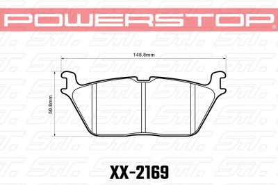 Колодки тормозные 36-2169 PowerStop Z36 задние RAM 1500 2019-&gt;