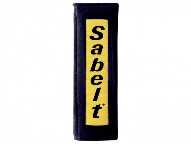 Накладки на ремень безопасности ширина 3" Sabelt, 2 шт, чёрный, 475020