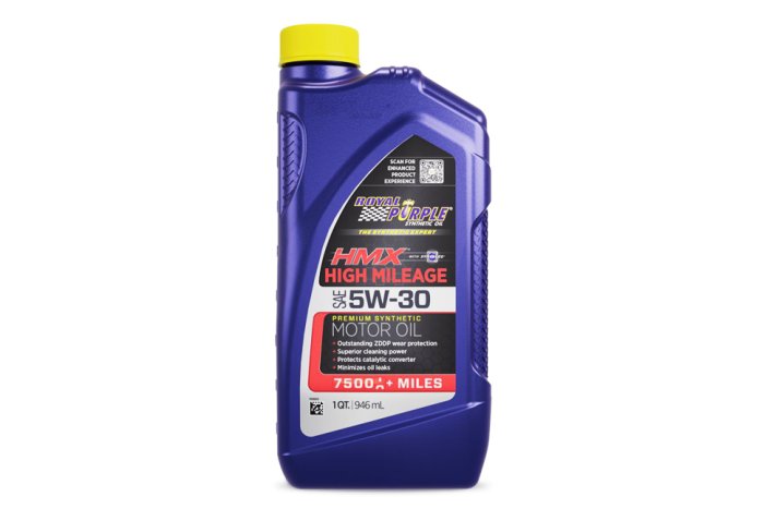Масло моторное ROYAL PURPLE 5W30, HMX HIGH MILEAGE, 11745 (0.95 л.)