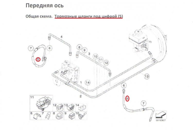 Армированные тормозные шланги Goodridge TBW5600-6P (6 шт.) BMW X5M / X6M E70 / E71 6 шт. TBW5600-6P