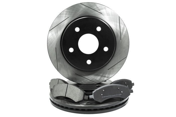 КОМПЛЕКТ ПЕРЕДНИЙ Тормозные диски + колодки DC Brakes Dodge Ram 1500, 336x28мм