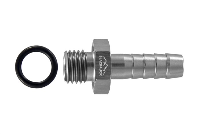Адаптер П M12 x 1,5 mm - шланг (диаметр ёлочки 12 mm) BLACKROCK LAB, P12-M1215Ti