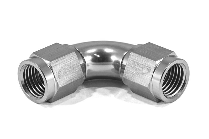 Адаптер М AN04 - М AN04, 90°, алюминий, BLACKROCK LAB, CP-9004