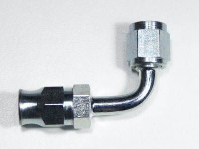 - 4 AN (4AN AN4) фитинг 90° D-04 600 серия Goodridge 6091-04P сталь