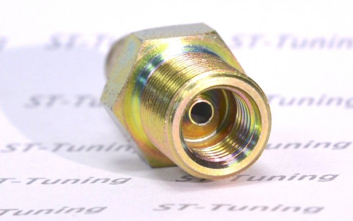 Фитинг мама AN-04 7/16Х20 под обратный конус, с резьбой для фиксации D-03 сталь 704-03P, Goodridge