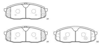 Колодки тормозные DC9075P17 DC Brakes Street STR.S+ перед VOYAH FREE, AITO M5