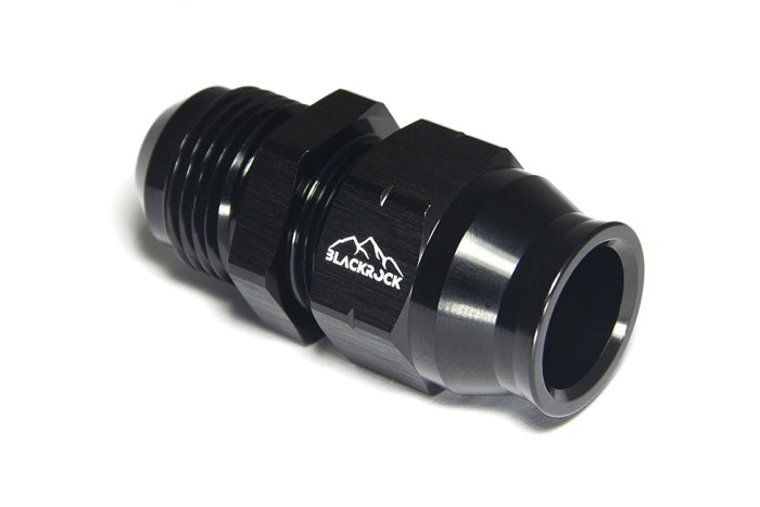 Фитинг AN-10, прямой "папа" Hardline, алюминий, BLACKROCK LAB H10-001-MABK