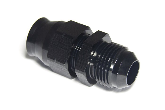 Фитинг AN-10, прямой "папа" Hardline, алюминий, BLACKROCK LAB H10-001-MABK