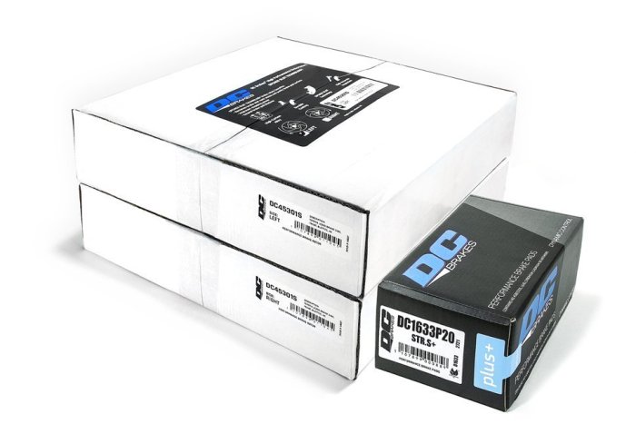 КОМПЛЕКТ ПЕРЕДНИЙ Тормозные диски + колодки  DC Brakes Audi A3,TT Seat Leon VW Golf VII 340x30mm