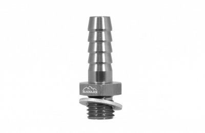 Адаптер П M12 x 1,5 mm - шланг PUSH FIT AN06 (9,3 mm, P406), BLACKROCK LAB, P06-M1215Ti