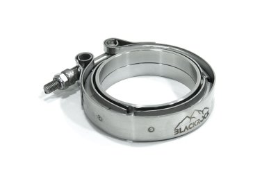 Хомут V-band 3&quot; (76mm) нерж. сталь, фланцы с проточками мама-папа BlackRock Lab VB30
