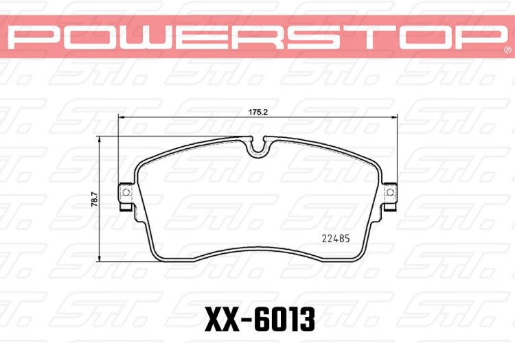 Колодки тормозные 36-6013 PowerStop Z36 передние Land Rover Range Rover 2019->, DISCOVERY 5