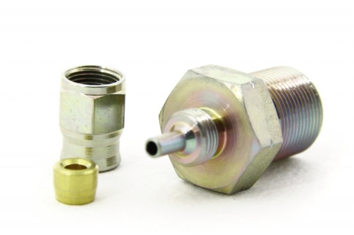 Фитинг мама M10*1 под обратный конус, +резьба D-03 сталь, 750-03-31P, Goodridge