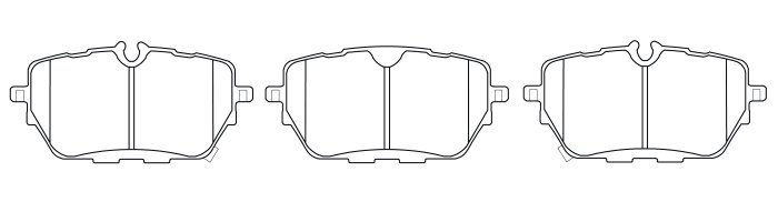 Колодки тормозные DC9074P16 DC Brakes Street STR.S+ задние Li L7, L8, L9, VOYAH Free, 