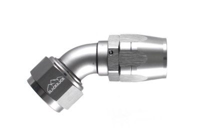 - 16 AN (16AN AN16) фитинг 45°, 20 серия Cutter Style, BLACKROCK LAB A16-045-2Ti
