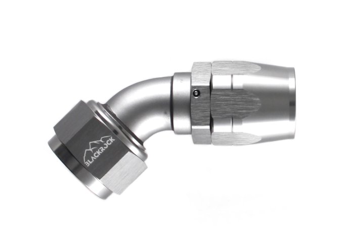 - 16 AN (16AN AN16) фитинг 45°, 20 серия Cutter Style, BLACKROCK LAB A16-045-2Ti
