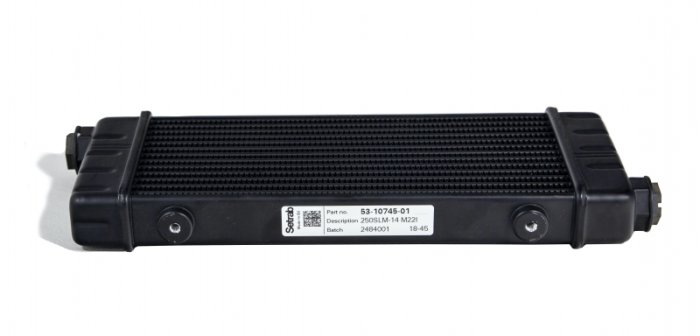 Радиатор масляный 320x136x40; ProLine Slimline SLM (M22x1,5 выход) Setrab, 53-10745, 250-14