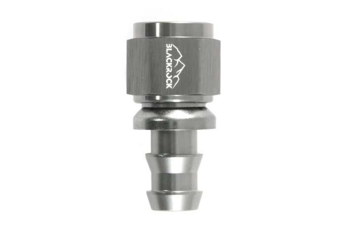 - 8 AN (8AN AN8) фитинг прямой, PUSH FIT серия BLACKROCK LAB P08-001-7Ti