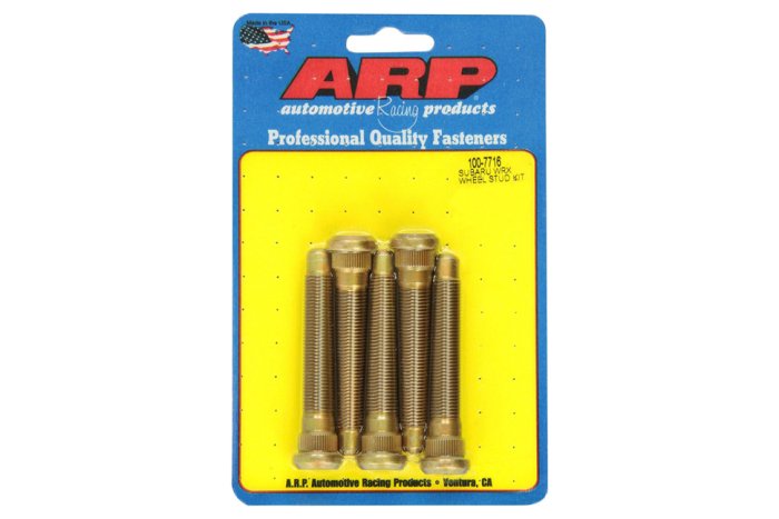 Шпилька колёсная, резьбы: гайка M12 x 1.25 mm; L=76mm, ARP 100-7716 SUBARU (5 шт. комплект)