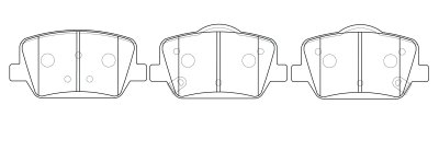 Колодки тормозные DC9076P16 DC Brakes Street STR.S+ задние ZEEKR 001, 009, VOYAH DREAM, TAISHAN