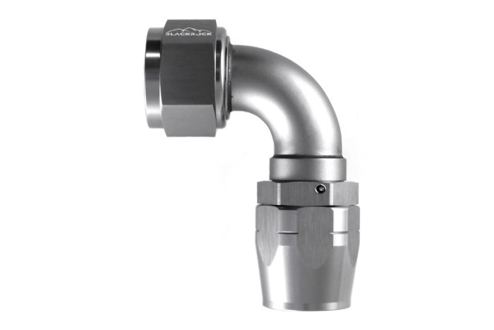 - 16 AN (16AN AN16) фитинг 90°, 20 серия Cutter Style, BLACKROCK LAB A16-090-2Ti