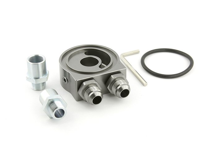 Проставка адаптер под масляный фильтр выход 10AN; адаптеры M20x1,5mm; 3/4x16 BLACKROCK LAB SP-1020