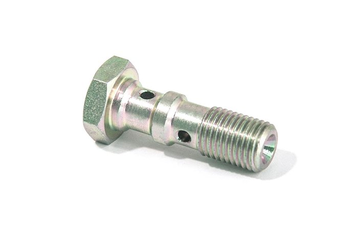 Болт (штуцер) двойной для banjo AN-03, 3/8x24 L=30 mm сталь Goodridge 773-03Z1