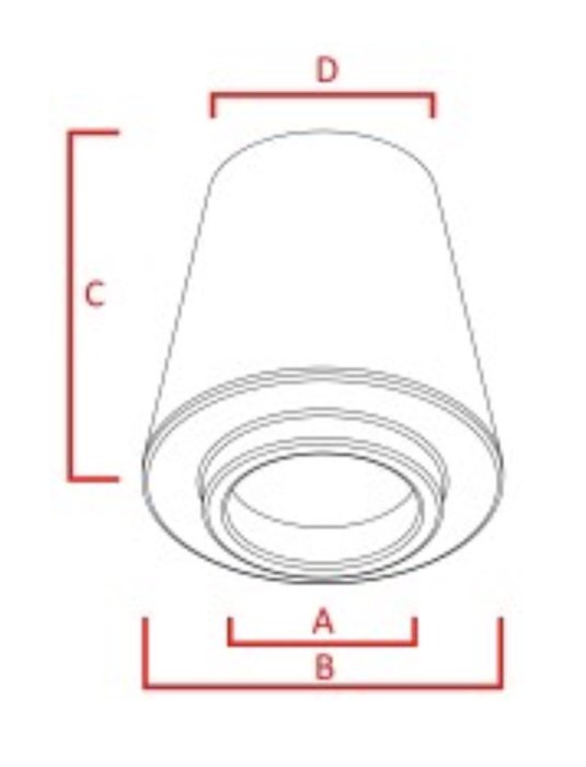 Фильтр нулевого сопротивления универсальный RAMAIR FB-104-R поролоновый, d=70,76,80,85,90mm