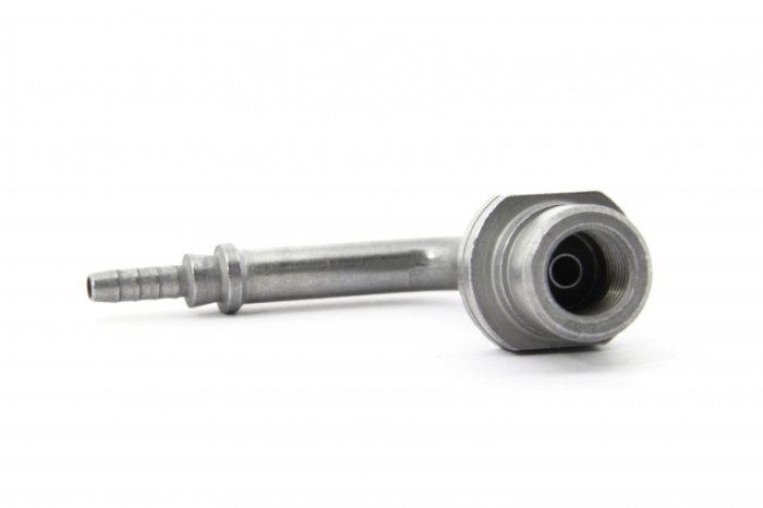 Фитинг мама M10*1 под обратный конус, 90°, под ключ 17mm D-03 сталь, под опрессовку S759-9131Z1