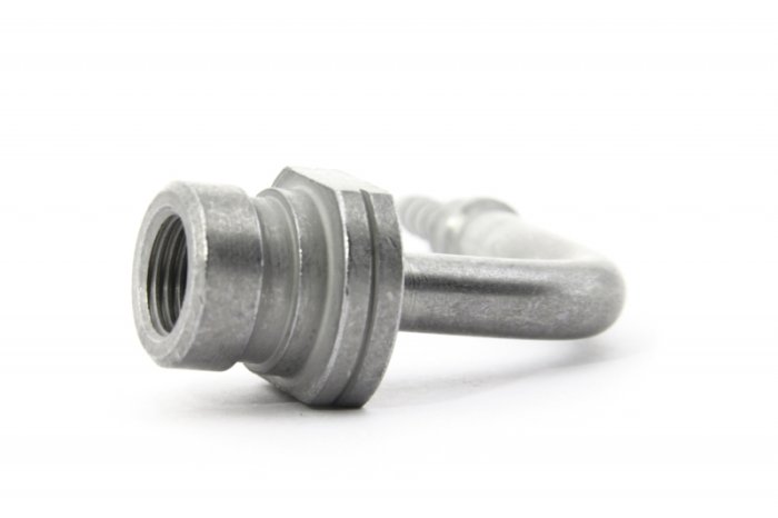 Фитинг мама M10*1 под обратный конус, 90°, под ключ 17mm D-03 сталь, под опрессовку S759-9131Z1