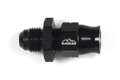 Фитинг AN-06, прямой &quot;папа&quot; Hardline, алюминий, BLACKROCK LAB H06-001-MABK