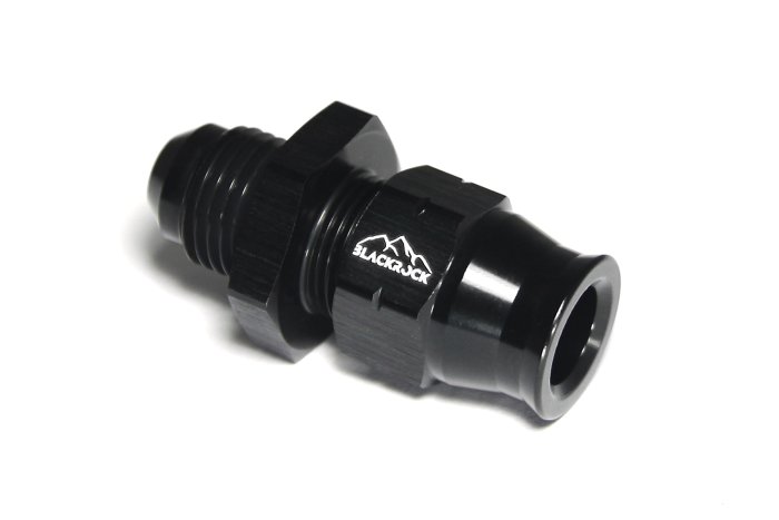 Фитинг AN-06, прямой "папа" Hardline, алюминий, BLACKROCK LAB H06-001-MABK