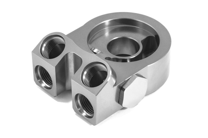 Проставка адаптер под масляный фильтр С ТЕРМОСТАТОМ  адаптеры M20x1,5mm; 3/4" BLACKROCK LAB SP-1030