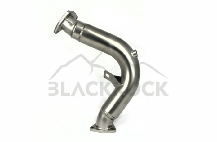 Приемная труба (даунпайп) AU-DP-0315 BlackRock Lab Audi 3.0 TFSI A6, A7, A8, S4 B8, S5 B8, SQ5 