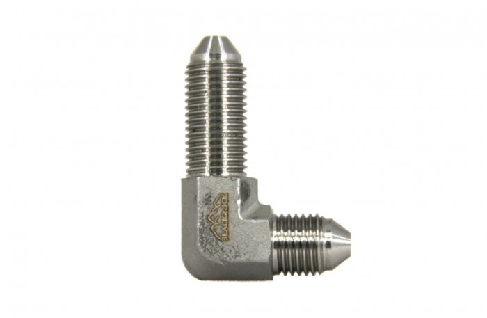 Адаптер П AN03 - П AN03, 90°, нерж. сталь, проход через кузов, BLACKROCK LAB, AF833-03LS