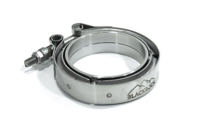 Хомут V-band 3.5&quot; (89mm) нерж. сталь, фланцы с проточками мама-папа BlackRock Lab VB35