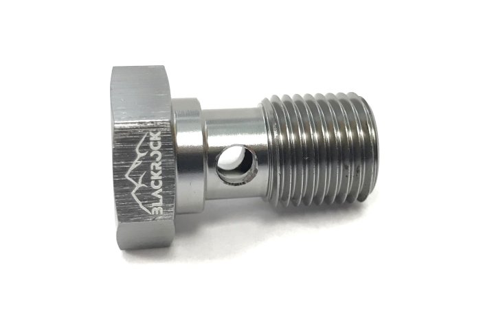 Болт (штуцер) для banjo 1/2X20 L=12mm, алюминий, BLACKROCK LAB, BB1-1220